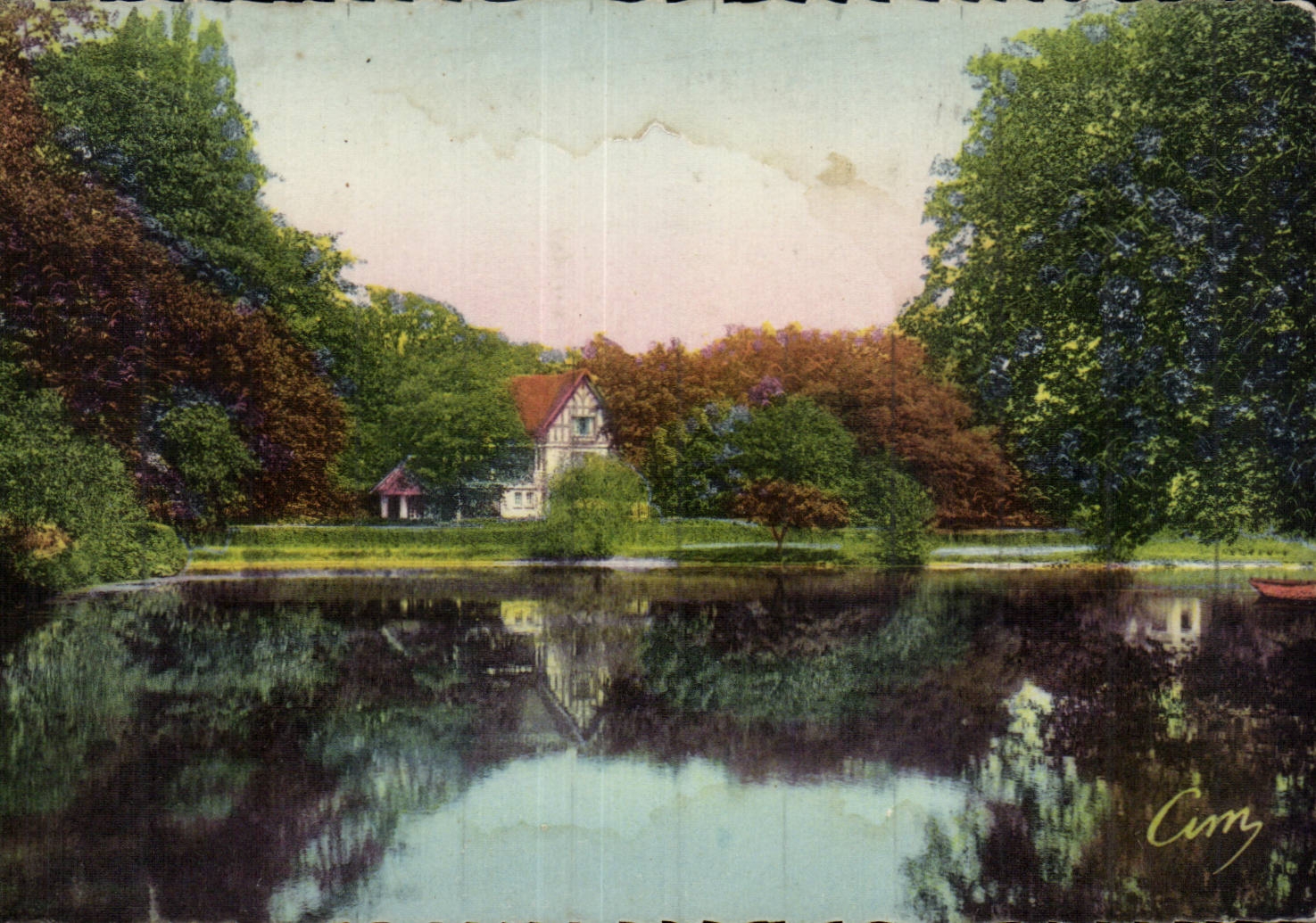 CPA Le Vesinet Le lac superieur 