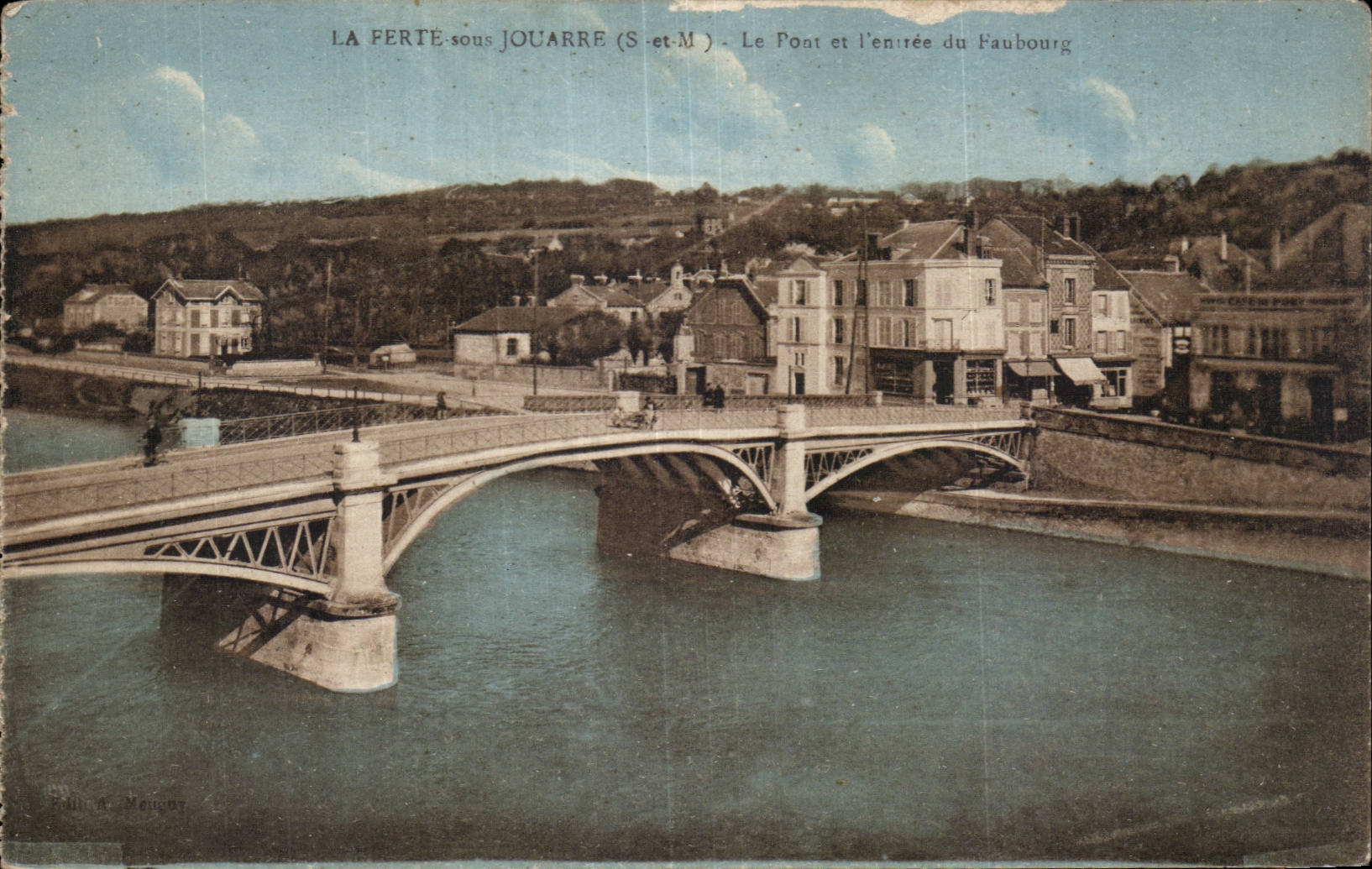 CPA Ferte under Jouarre the bridge and Entering of the suburb