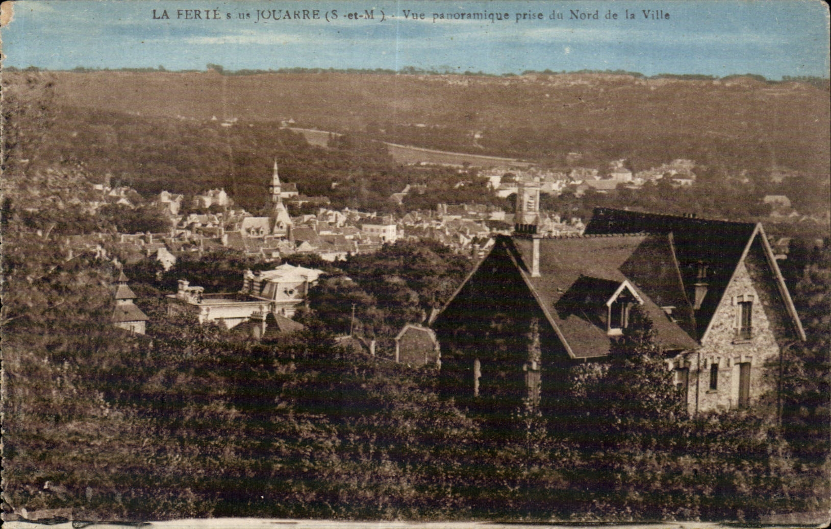 CPA Ferte under Jouarre Panoramic View taken of the north of the city