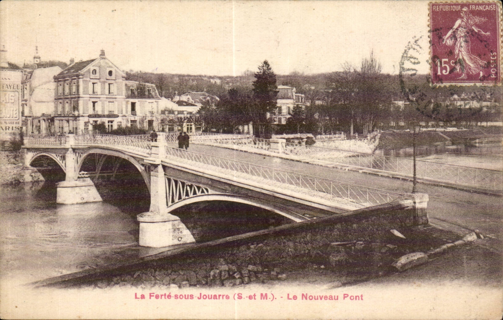 CPA Ferte under Jouarre the new bridge