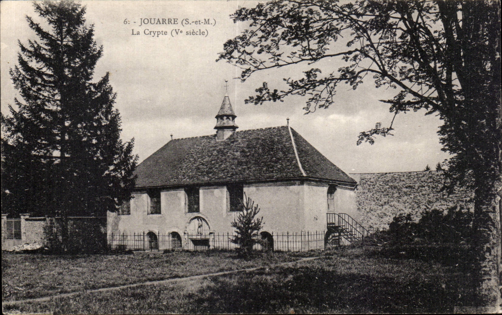 CPA Jouarre the crypt