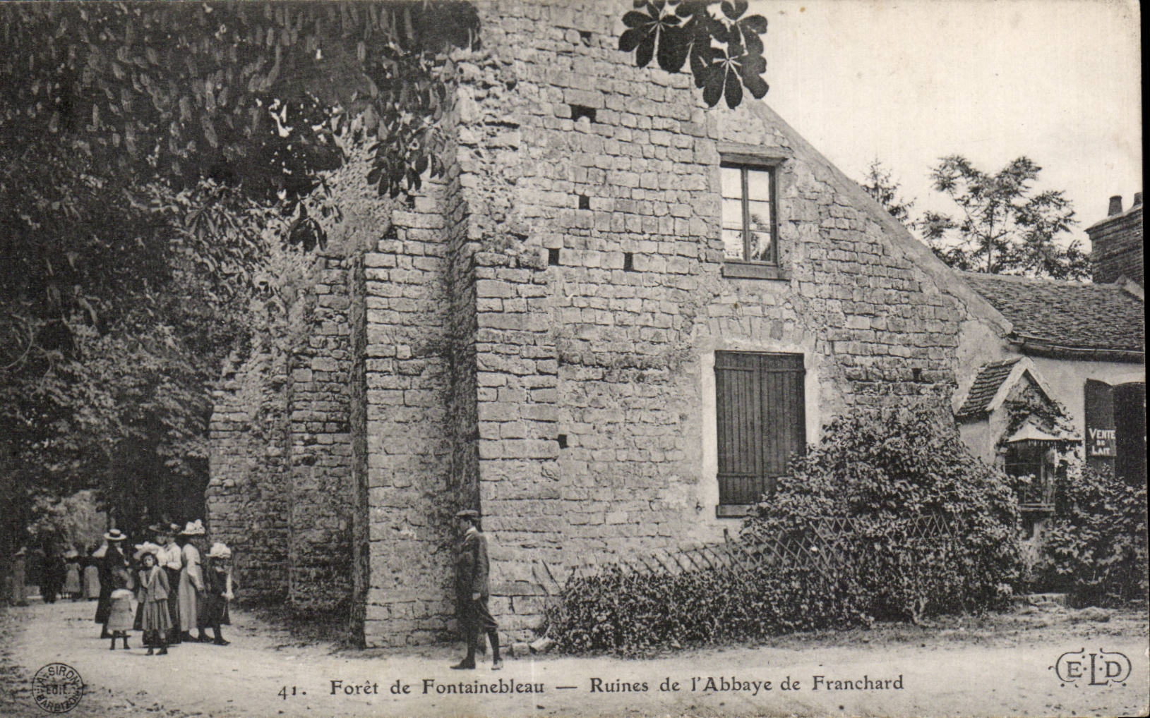CPA Foret de Fontainebleau Ruines de l abbaye de Franchard