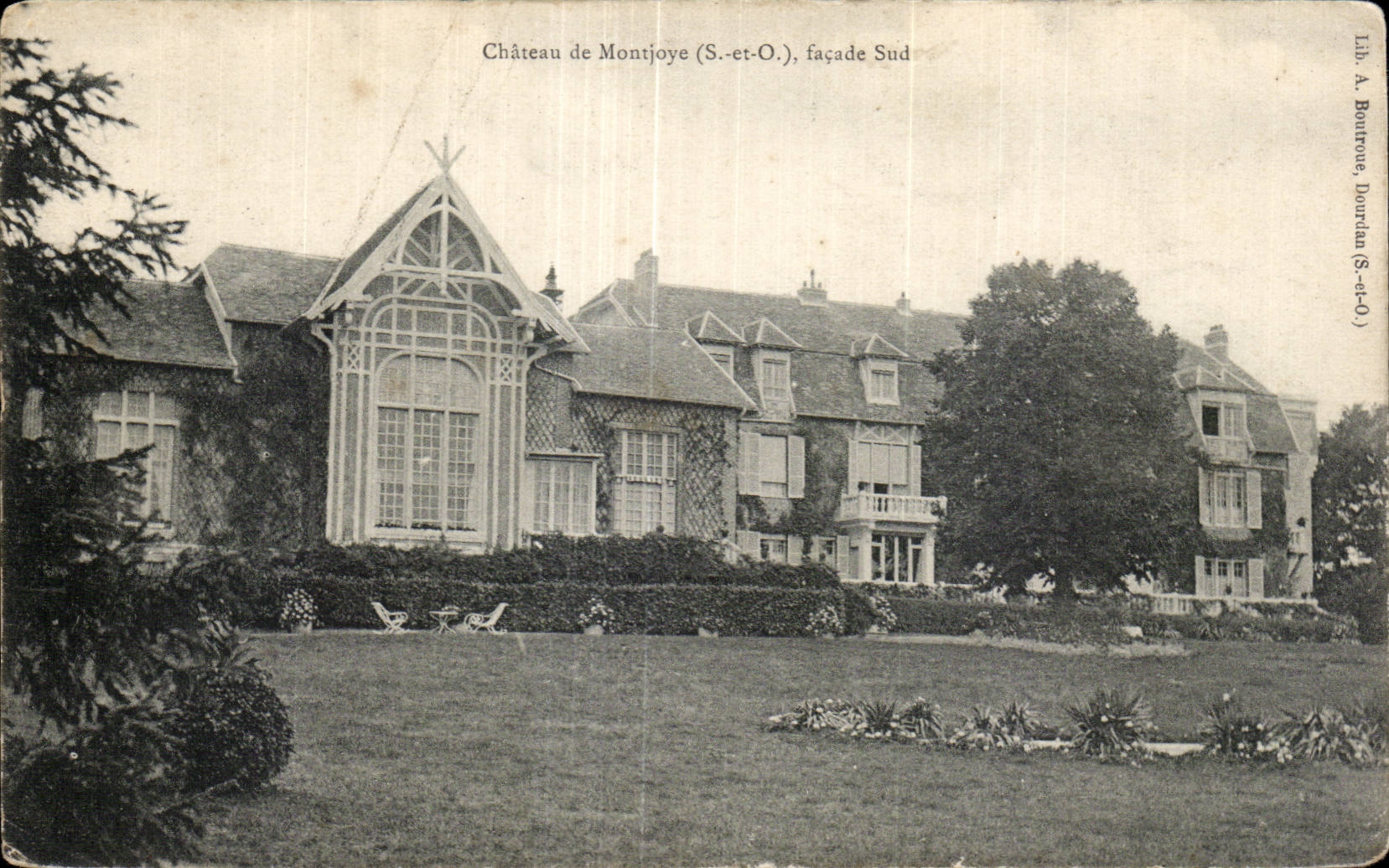 CPA Chateau de Montjoie Facade Sud 