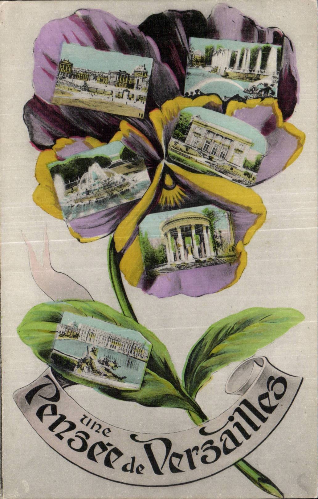 CPA Une pensee de Versailles