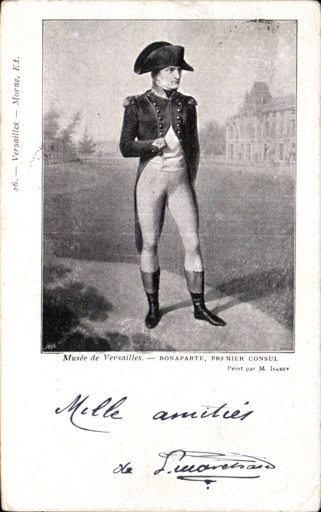 CPA Versailles Musee Bonaparte Premier consul