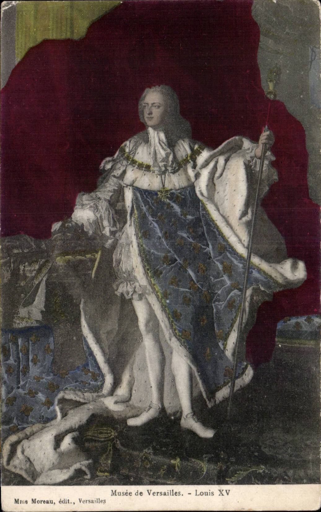 CPA Versailles Musee Louis XV