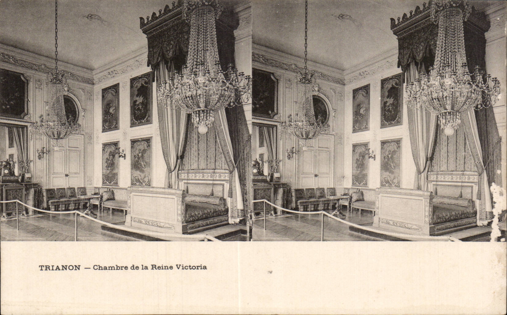 CPA Versailles Trianon Chambre de la reine Victoria