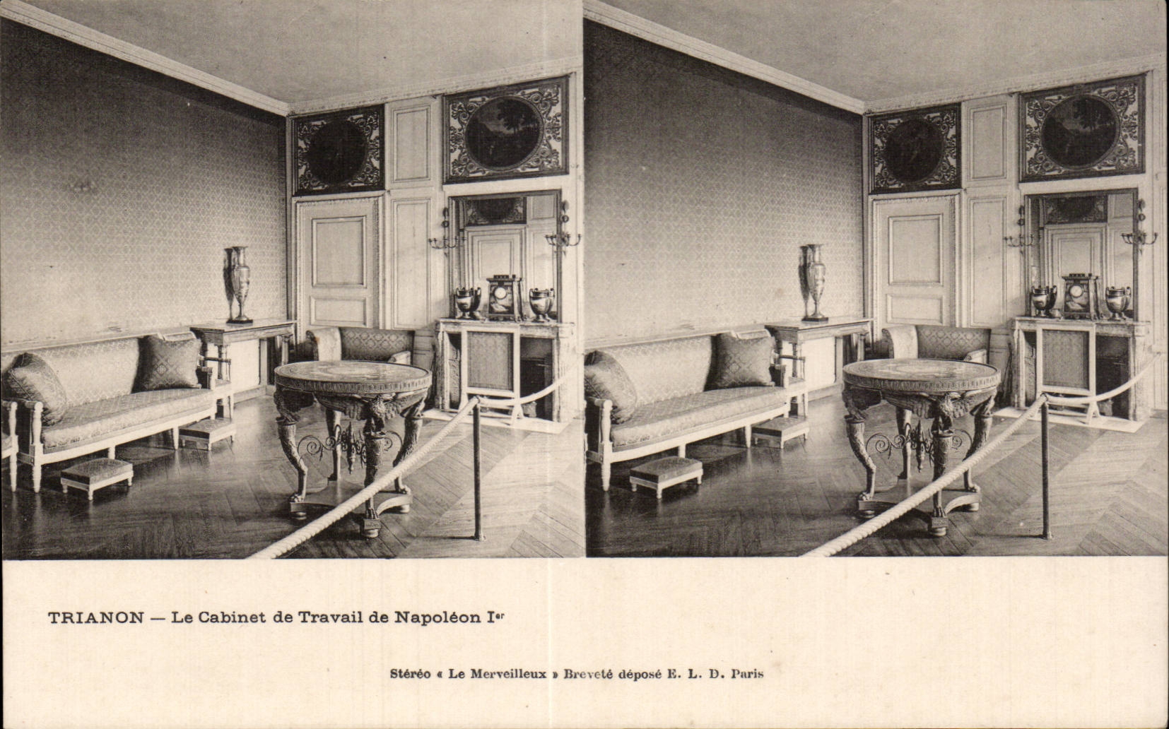 CPA Versailles Trianon Le cabinet de travail de Napoleon 1er