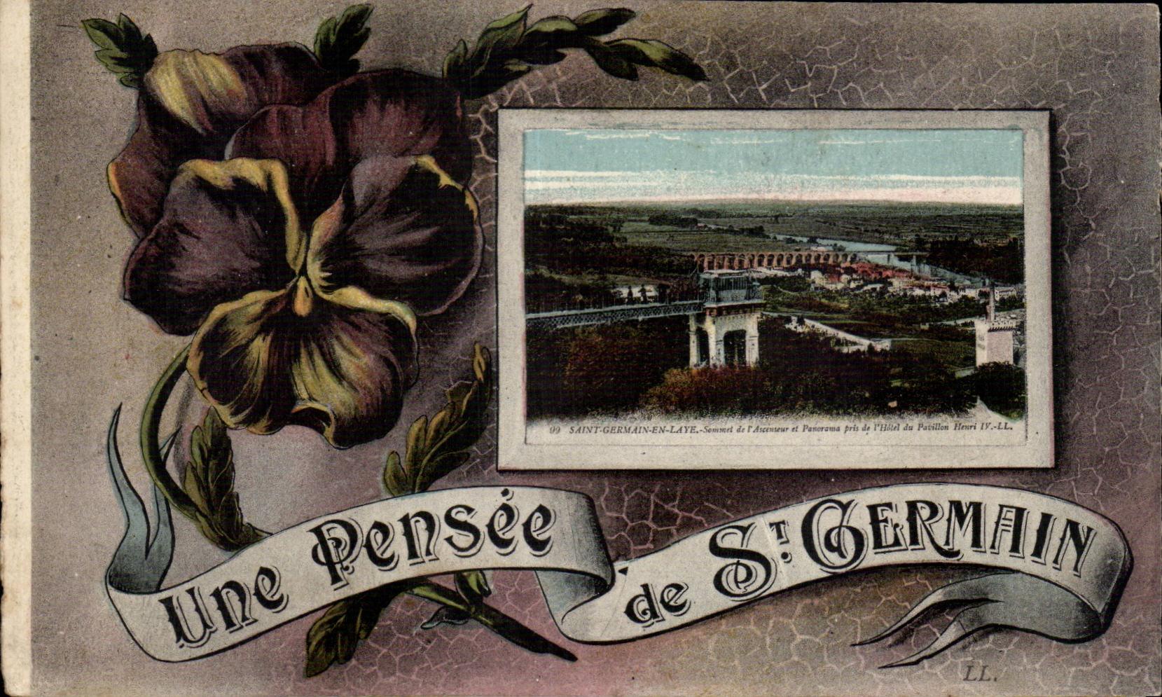 CPA Saint Germain en Laye Une pensee