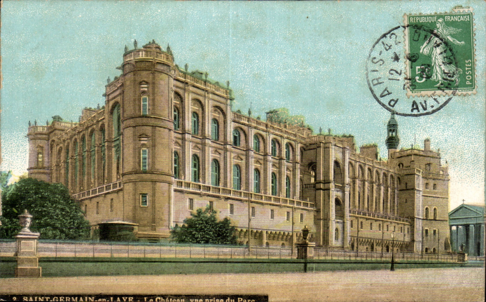 Santo GermAn de CPA en el martillo de Laye el castillo un callejon del parque