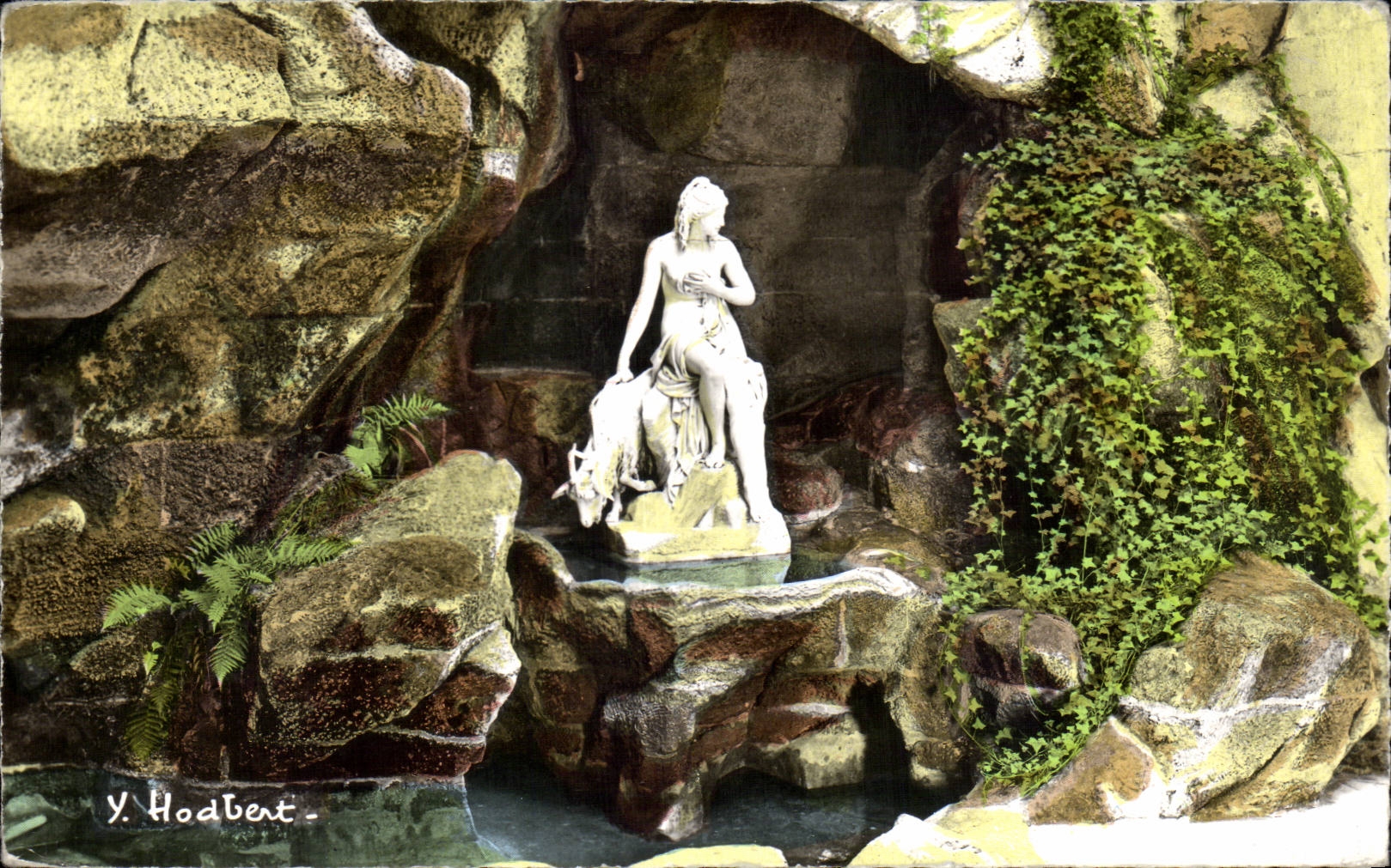 CPSM Rambouillet dairy of the queen the nymph to the goat of Julien Goat