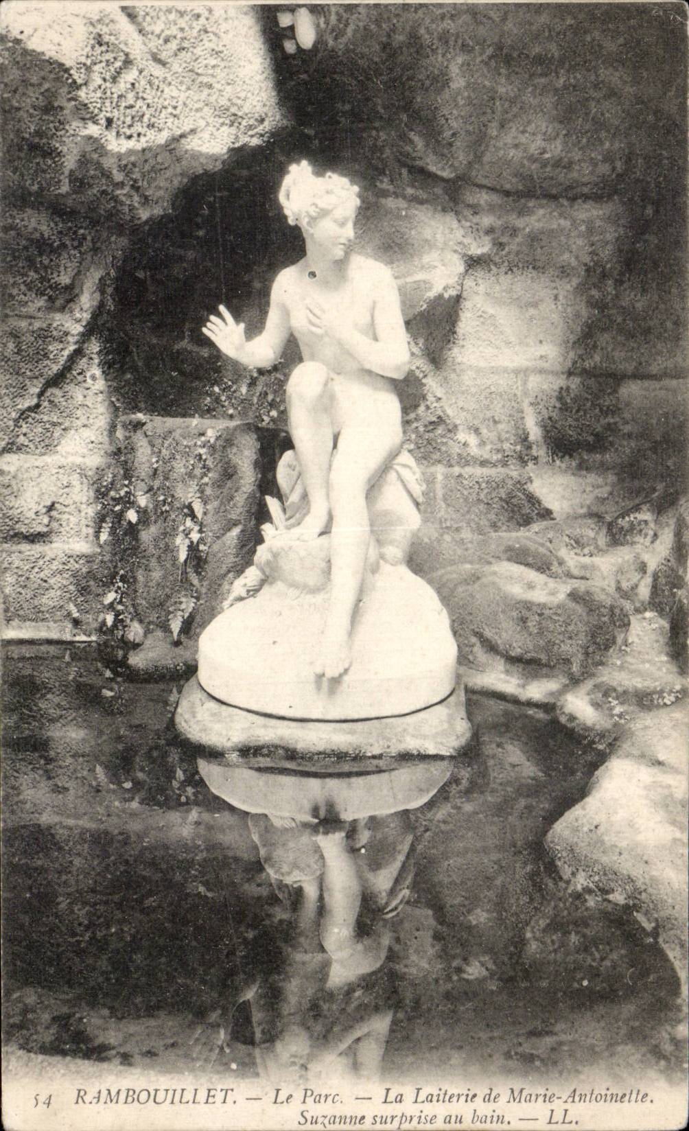 CPA Rambouillet the park dairy of Marie Antoinette