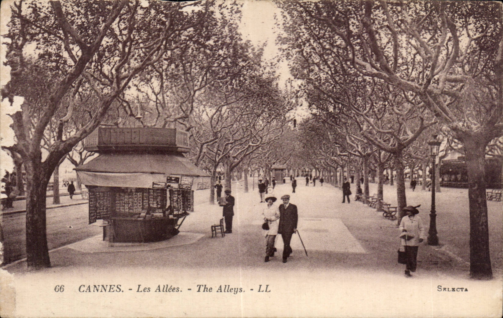 CPA Cannes alleys
