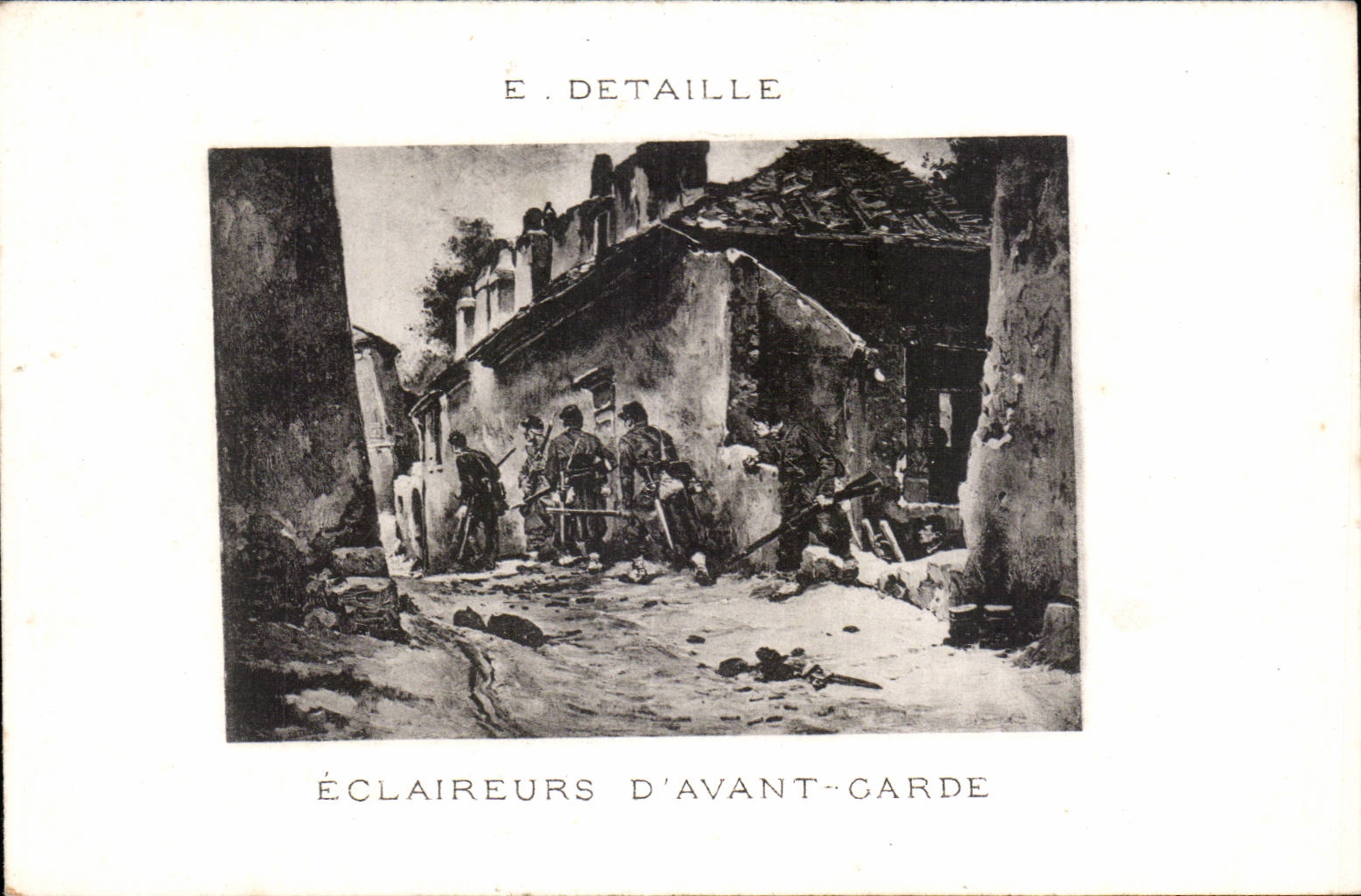 CPA Detailed Militaria Scouts before guard