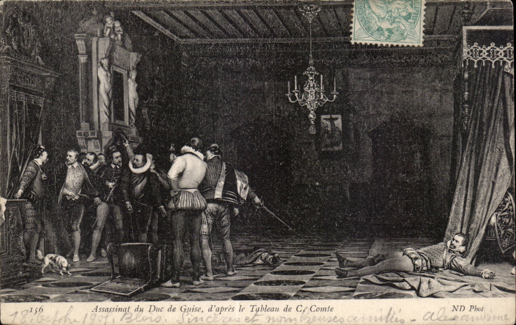 CPA Assassination of the duke of Own way after the table of Count