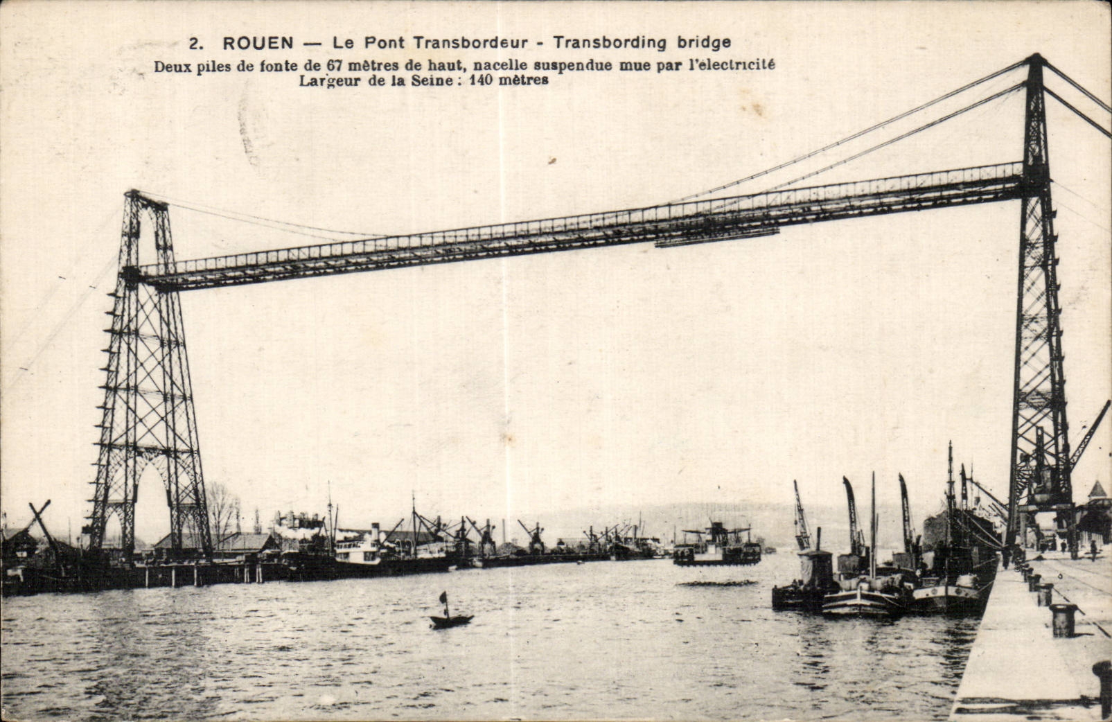 Rouen - the Transporter bridge - CPA