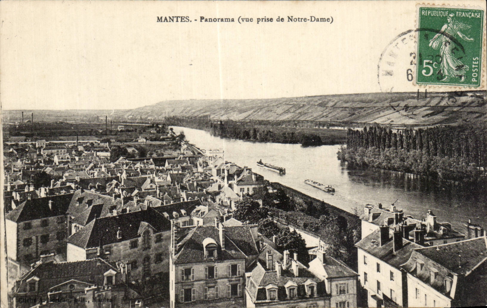 Mantes - Panorama - CPA