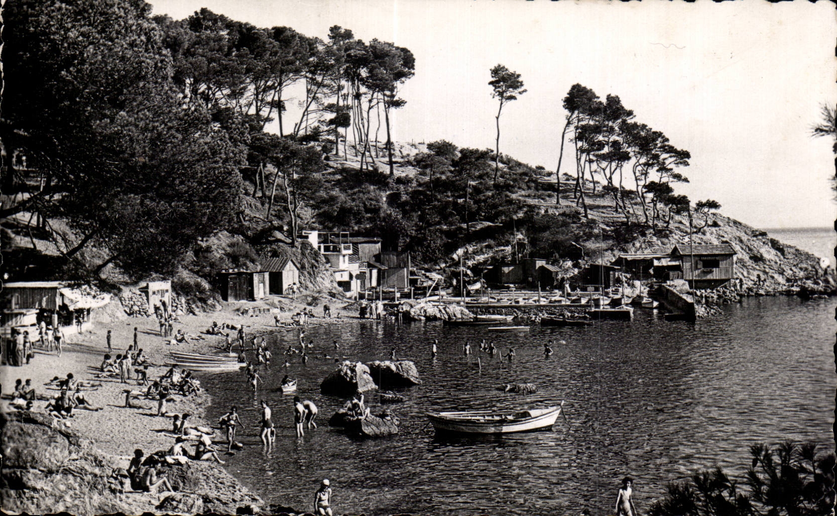 Toulon Cape Brown - Beach of Mejean - CPA