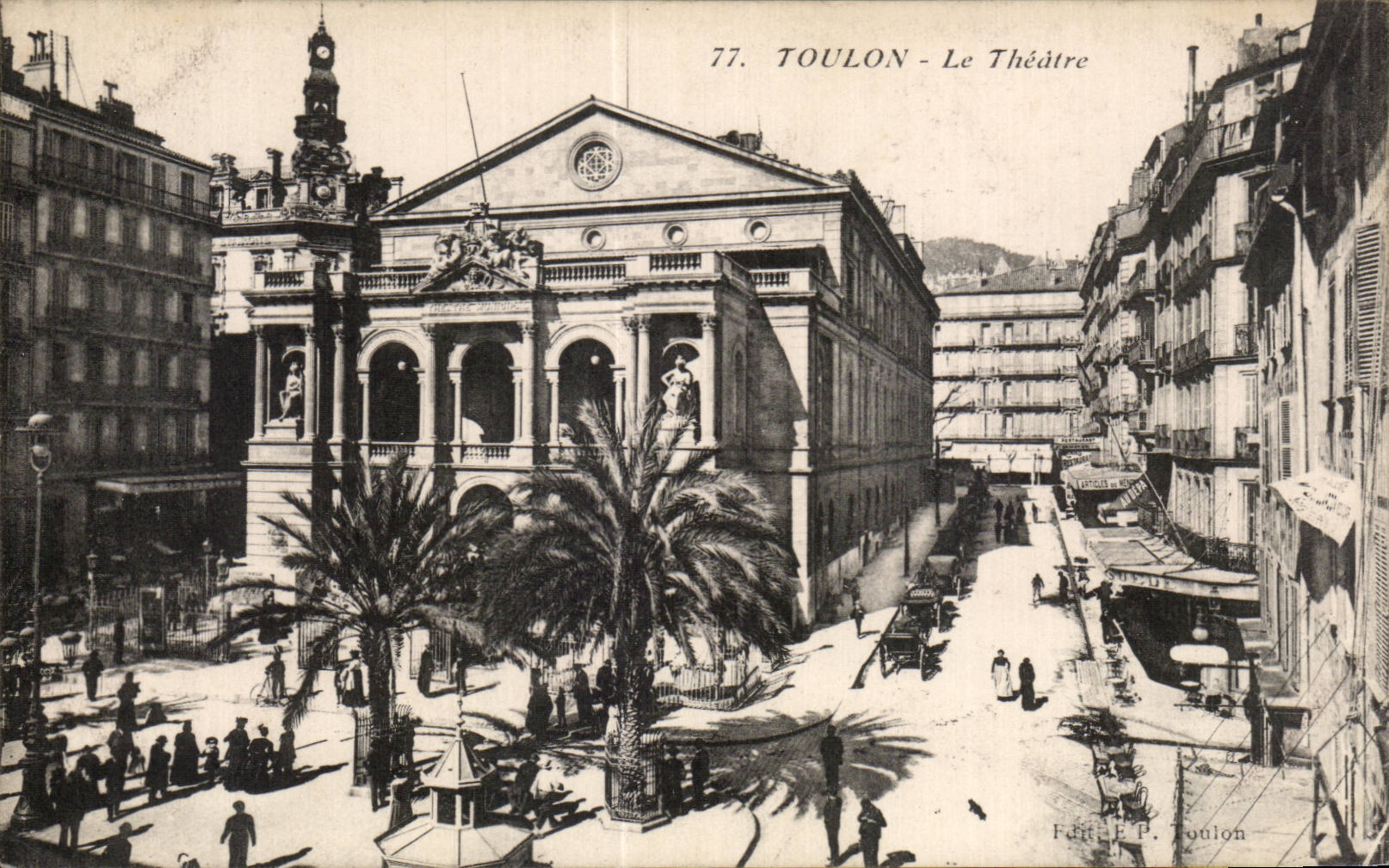 Toulon - the Theater - CPA