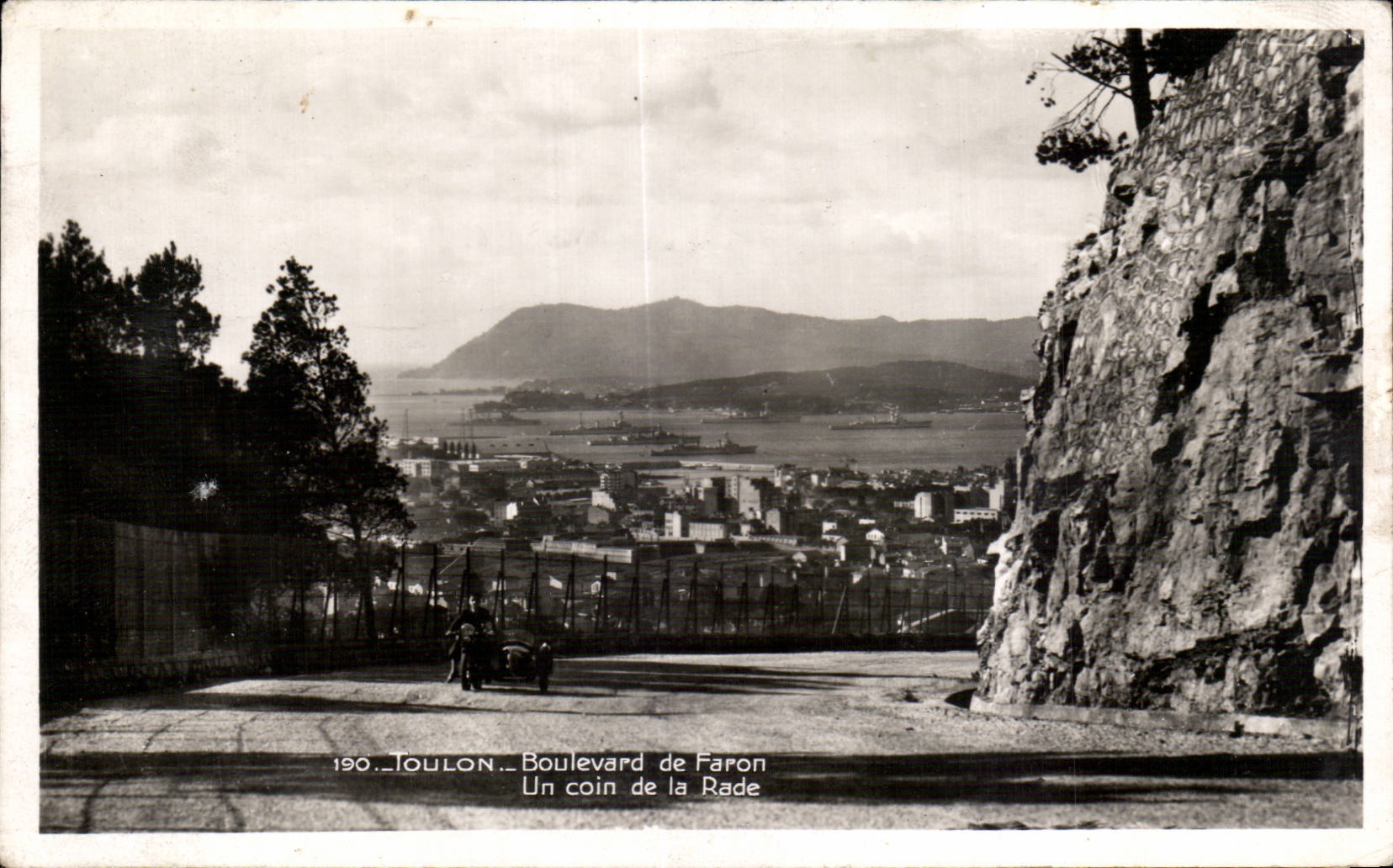 Toulon - Boulevard of Faron - a Corner of the Roads - CPA