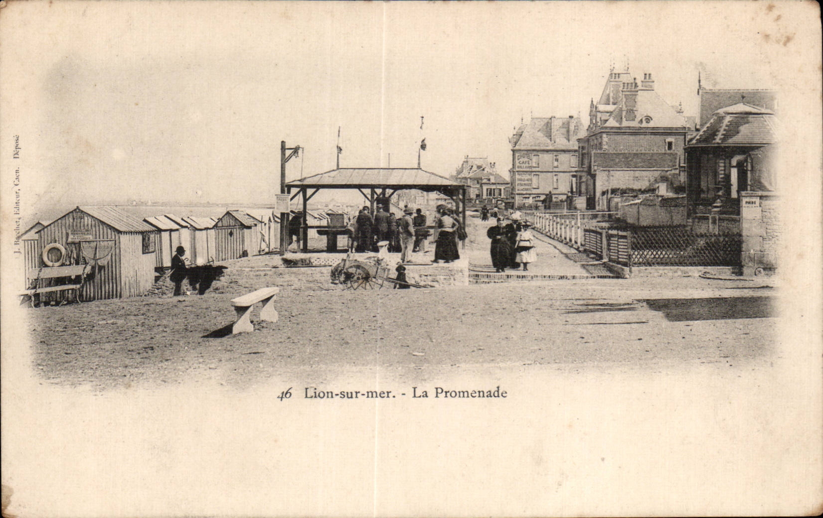 Lion sur Mer - the Walk - CPA