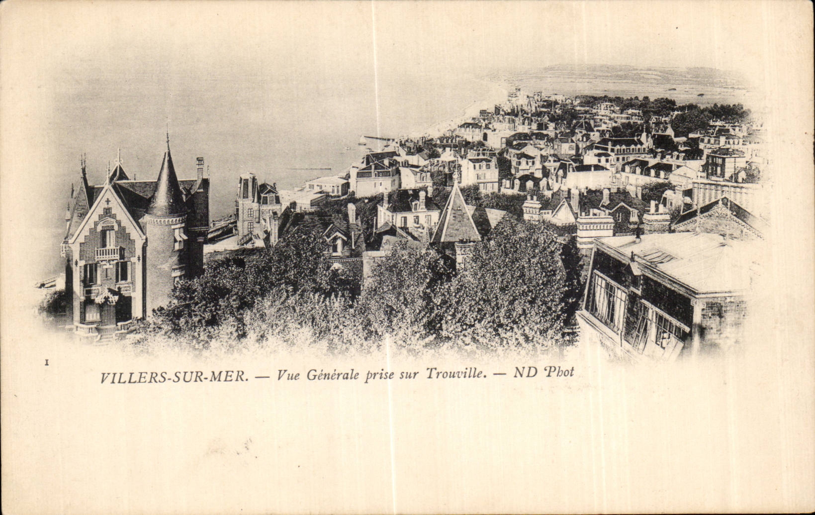 Villers sur Mer - Vue Generale prise sur Trouville - CPA