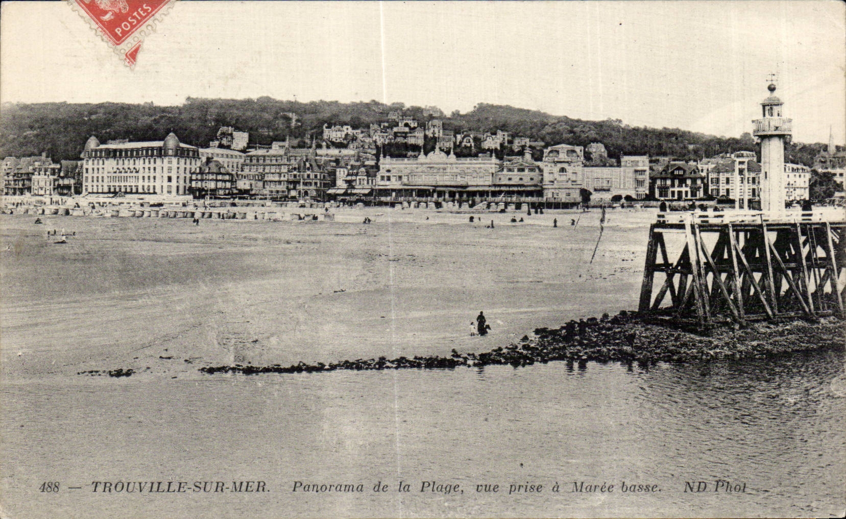 Trouville - Panorama de la Plage - CPA