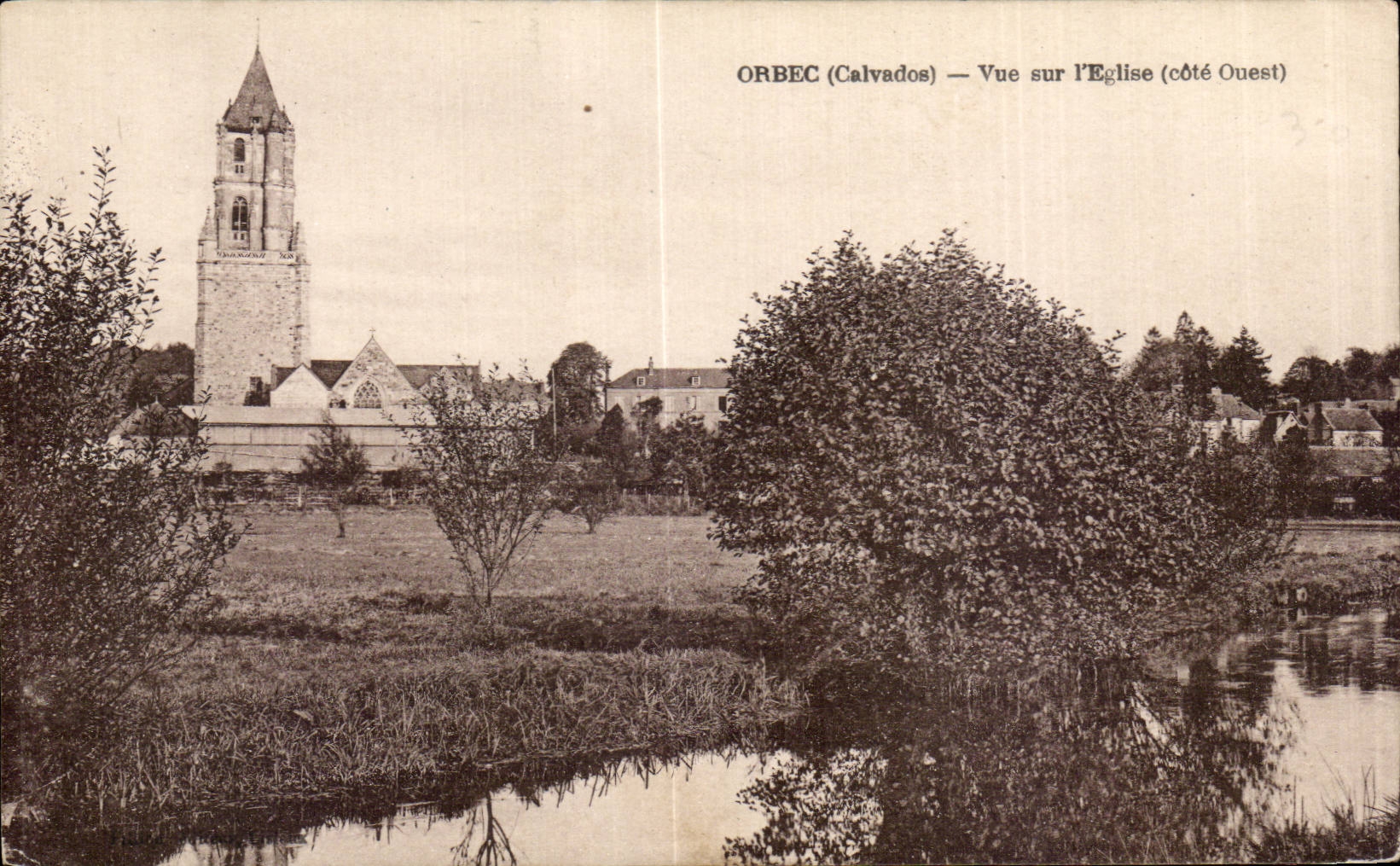 Orbec - Vue sur l Eglise - CPA 