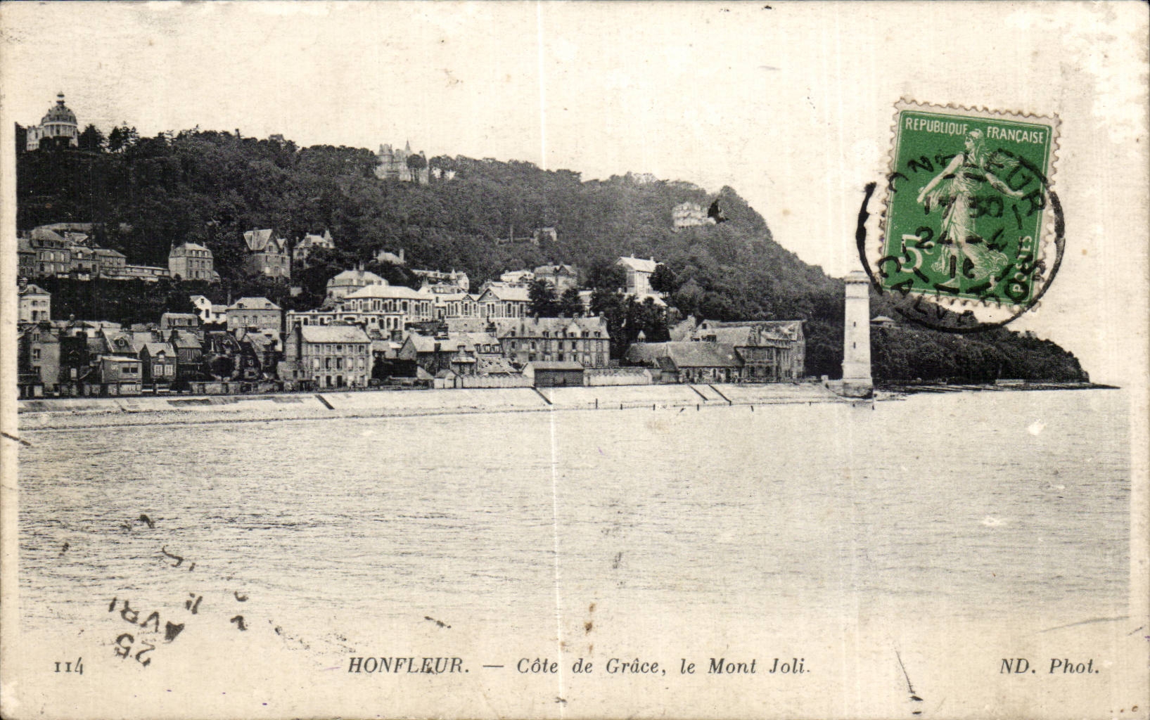 Honfleur - Cote de Grace - Mont Joli - CPA
