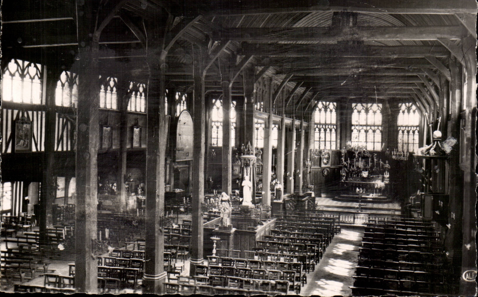 Honfleur - Eglise Ste Catherine - CPSM