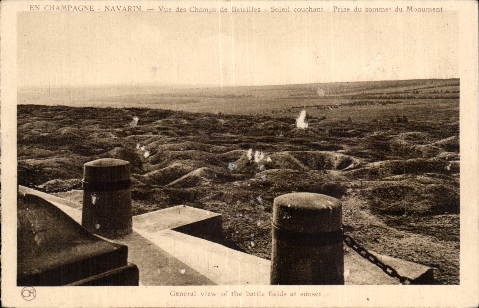 CPA Navarin Seen of the Battle fields setting Sun