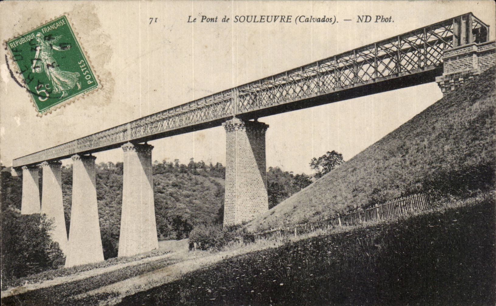 CPA the bridge of Souleuvre