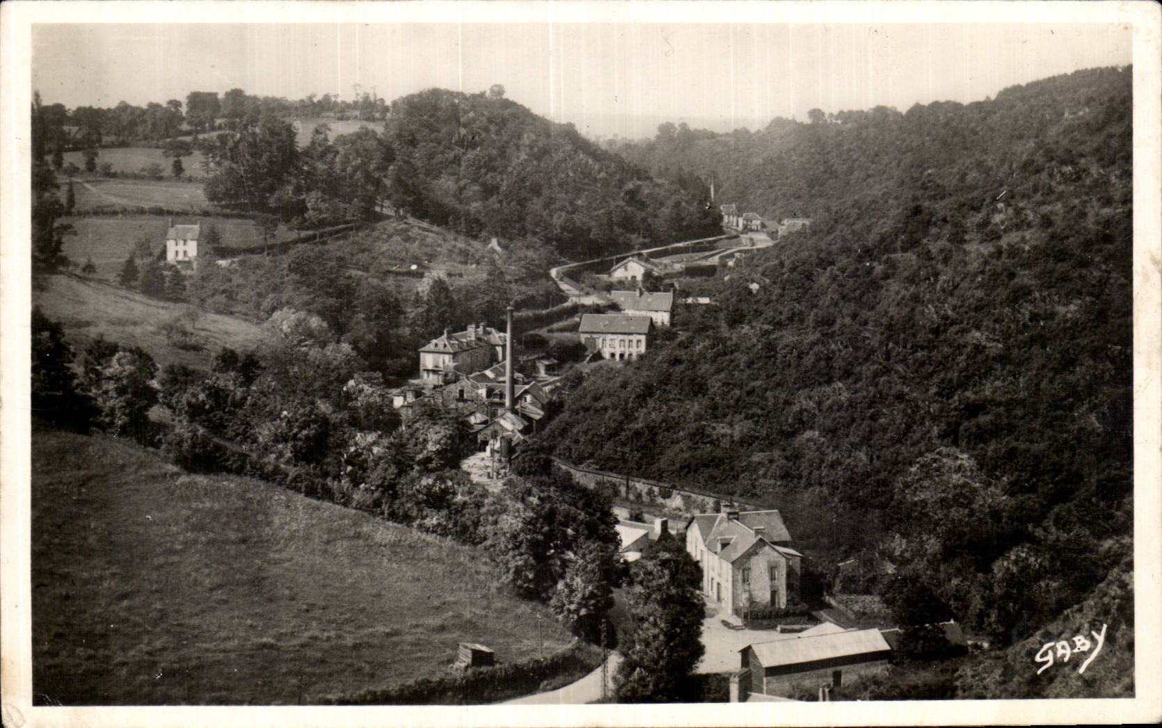 Valle del panorama de CPSM Vire de valer