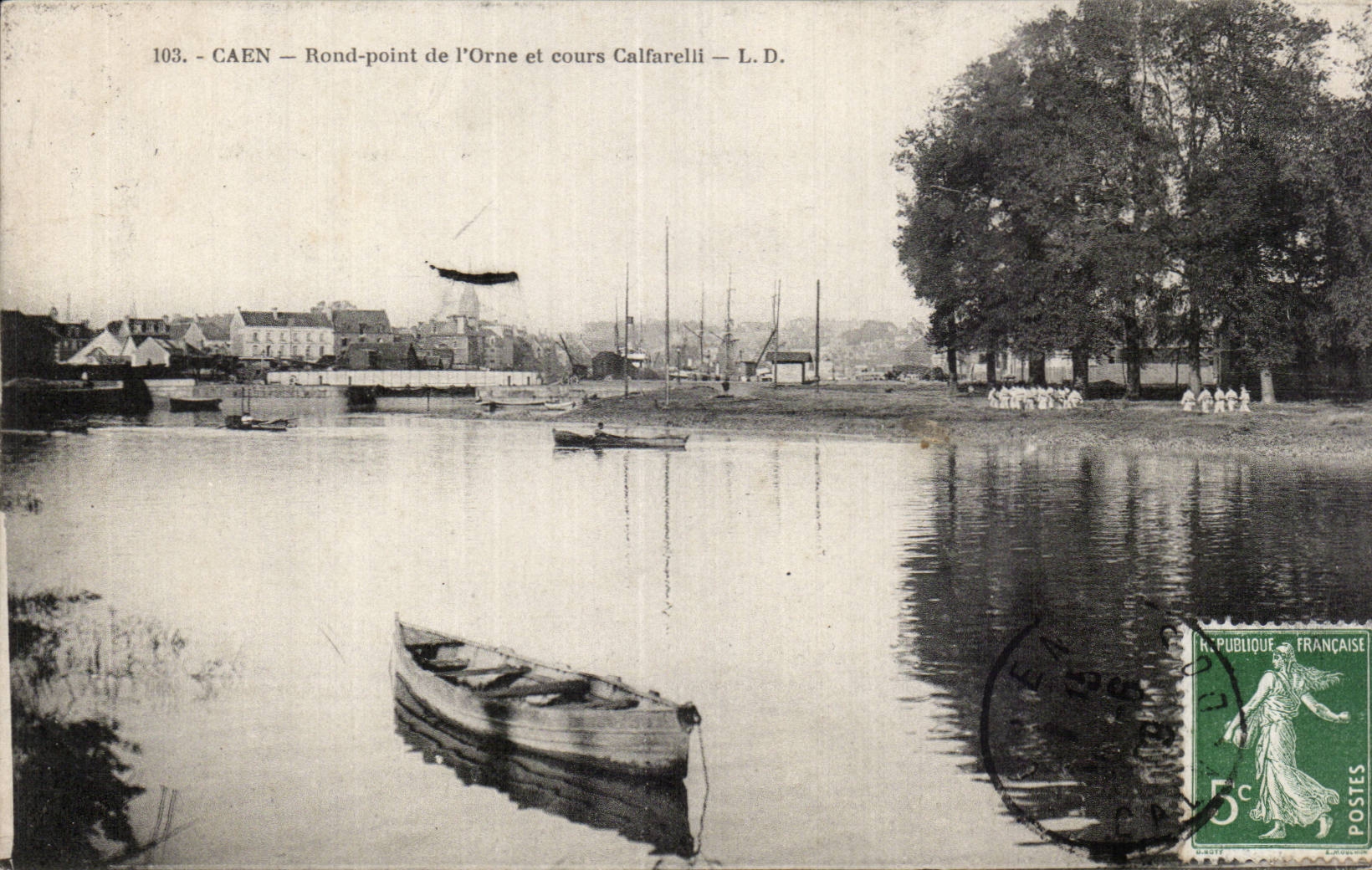 CPA Round Caen point of Orne and Calfarelli course