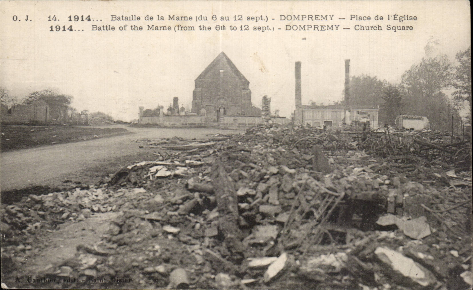 CPA Dompremy Places church