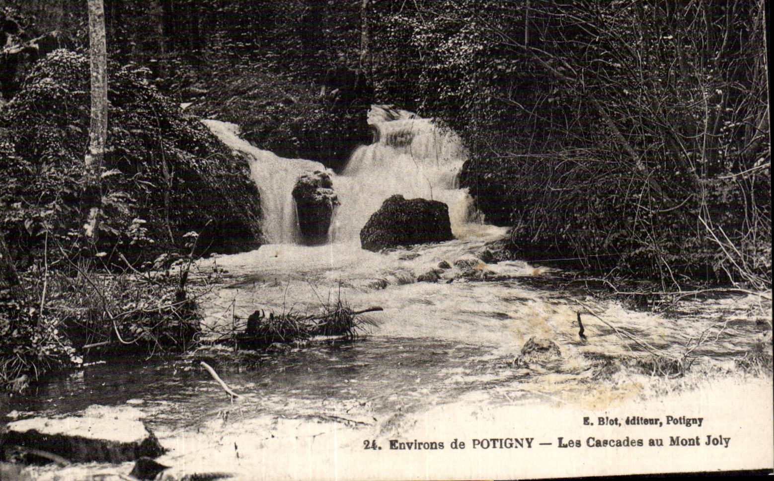 Surroundings of Potigny - Cascades with the Jolly Mount - CPA