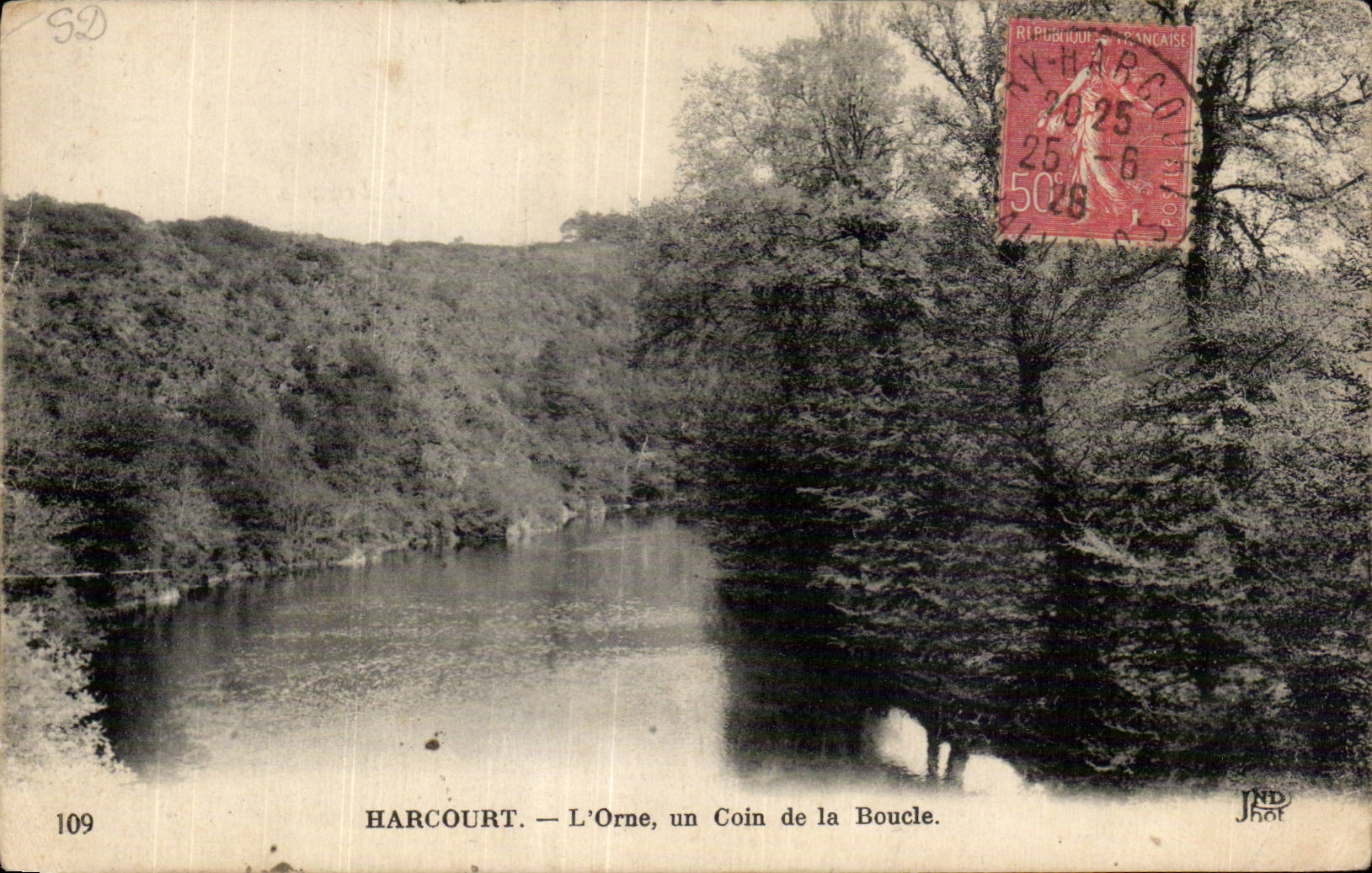 Harcourt - Orne - a Corner of the Loop - CPA