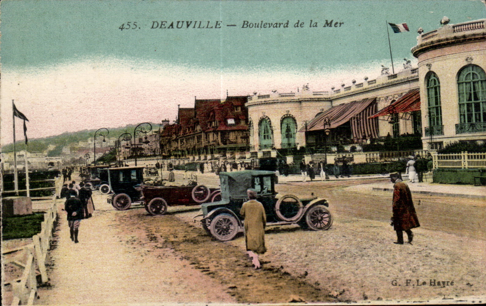 Deauville - Boulevard of the Sea - CPA