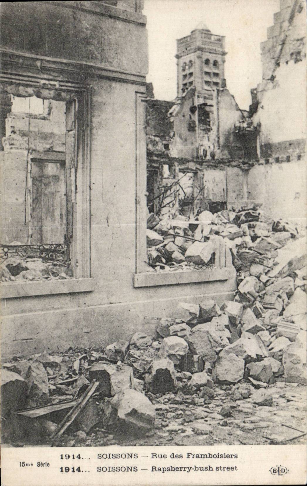 CPA Soissons Rue des Framboisiers