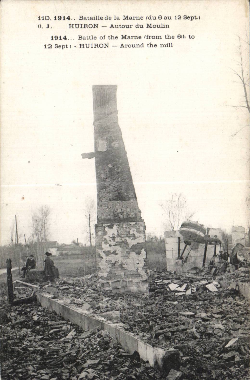 CPA Huiron Around the mill Battles of the Marne