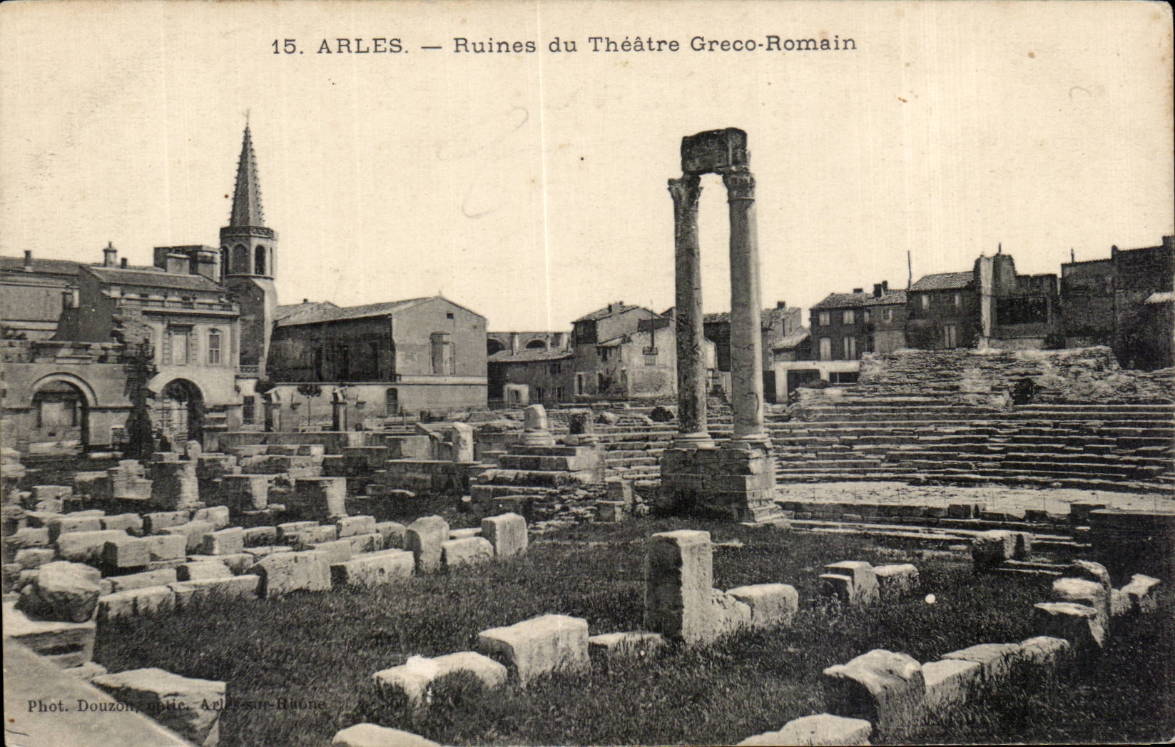 Arles - Ruins of the Theater Greco Romain - CPA