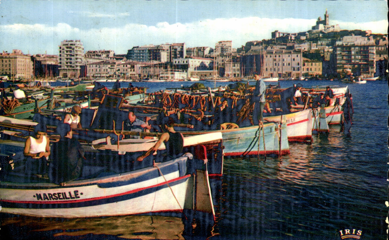 Marseille - Le Vieux Port - Notre Dame de la Garde - CPA 