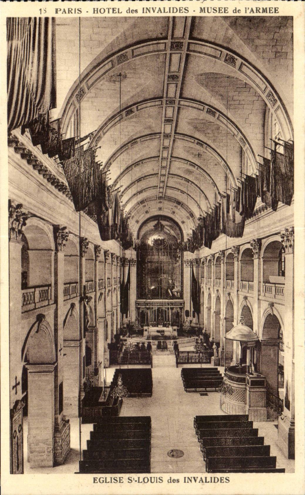 Paris - 7 - Hotel des Invalides - Eglise St Louis - CPA