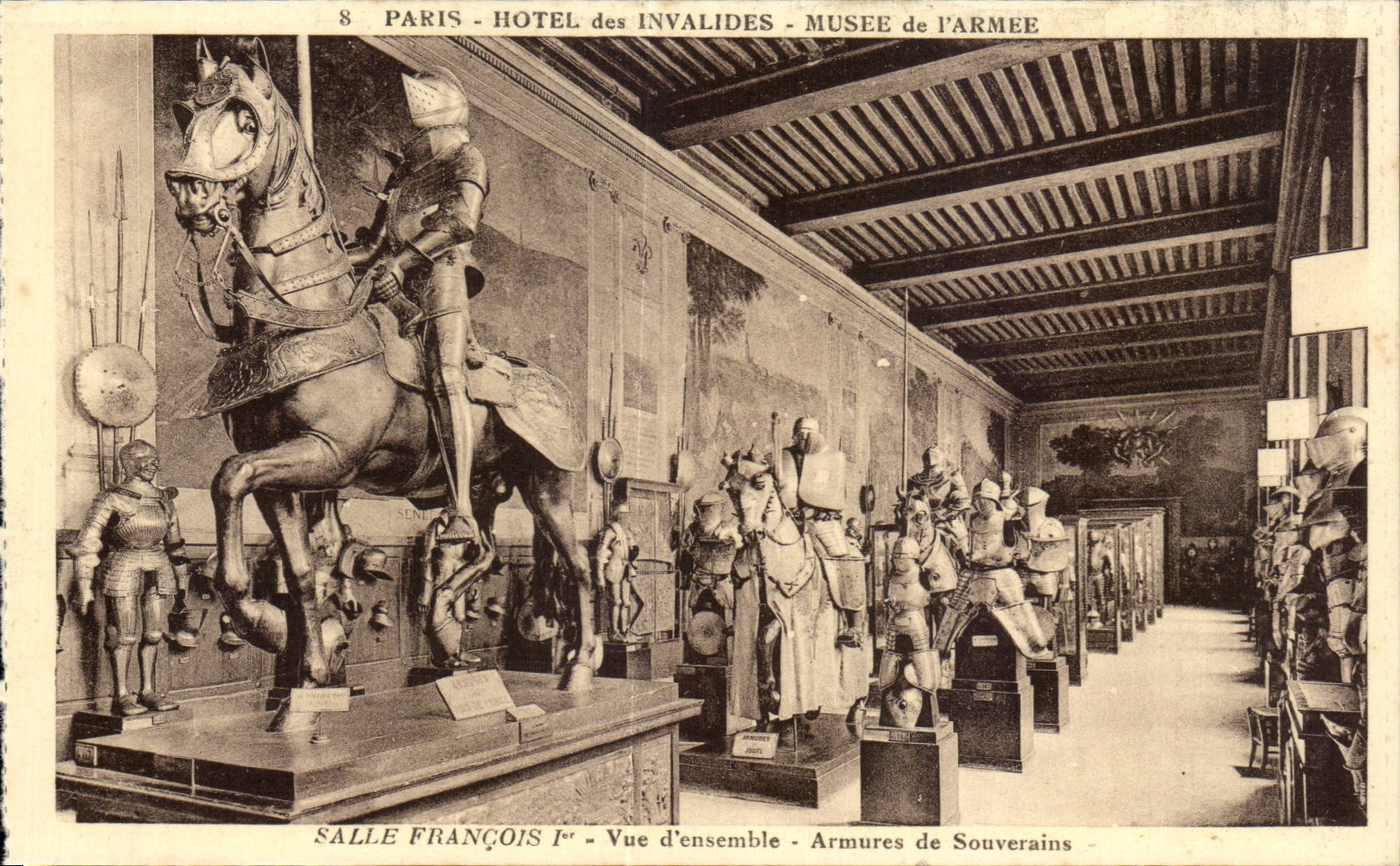 Paris - 7 - Les Invalides - Musee de l Arme - Salle Francois I - Armures - CPA