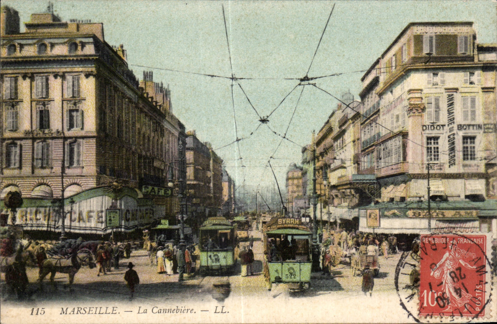 Marseille - La Cannebiere - CPA 