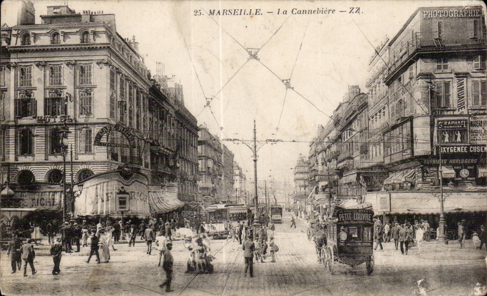 Marseille - La Cannebiere - CPA 