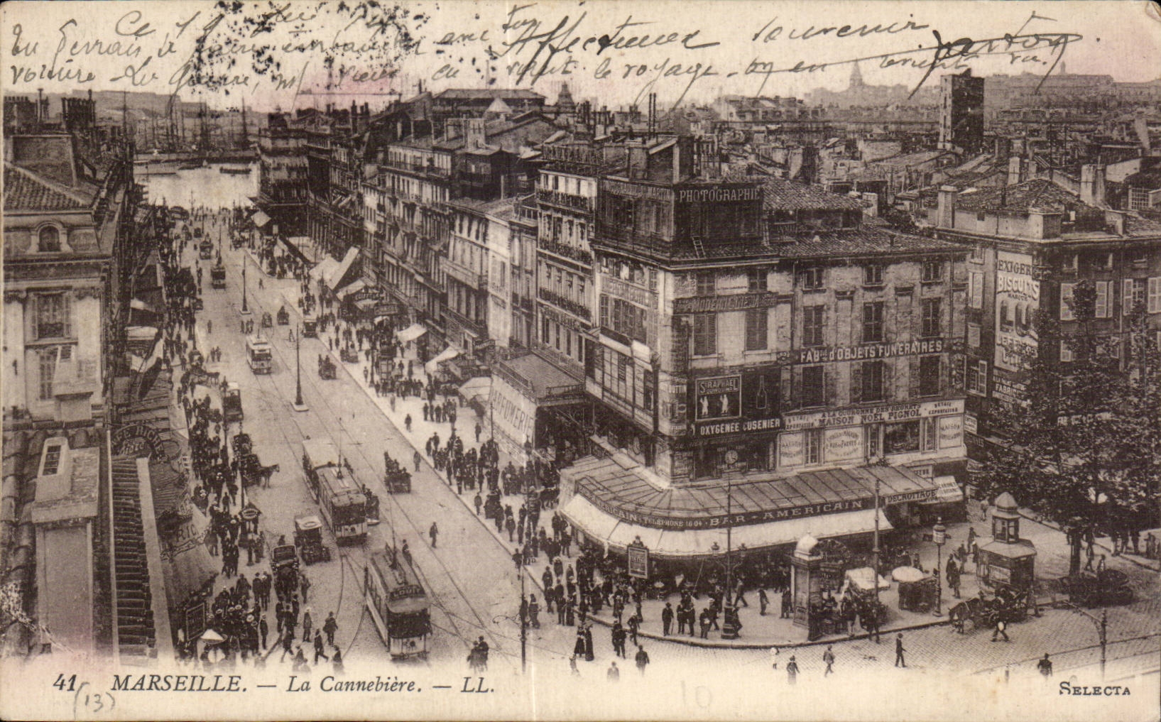 Marseille - La Cannebiere - CPA 