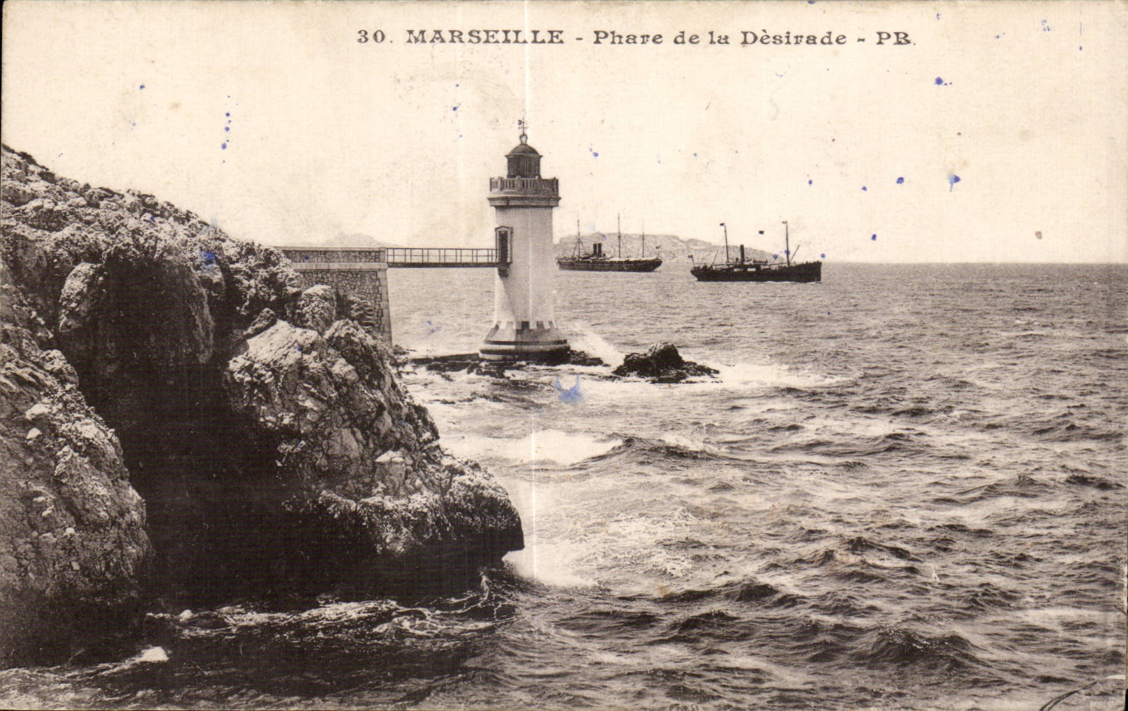 Marseille - Lighthouse of Desirade - lighthouse - CPA