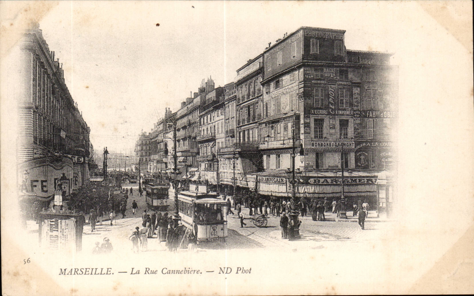 Marseille - La Rue Cannebiere - CPA