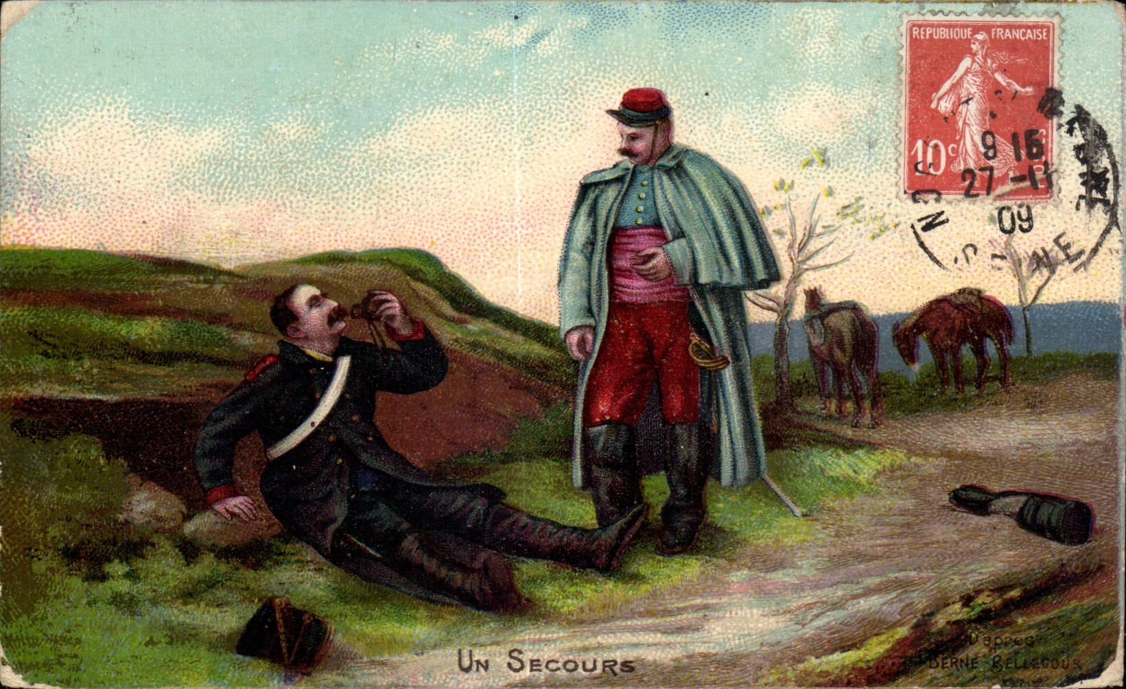 CPA Militaria a Uniform help